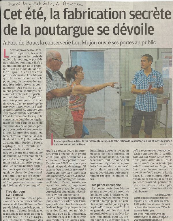 La Provence 10 juillet 2012