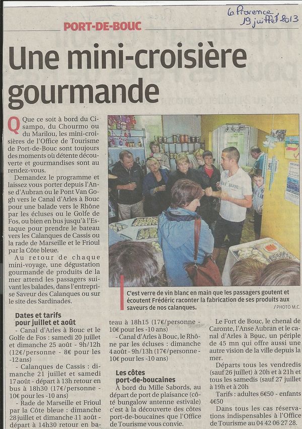 La Provence 19 juillet 2013