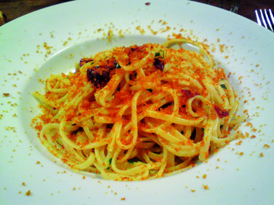 Linguine à la poutargue