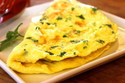 Omelette a la Poutargue